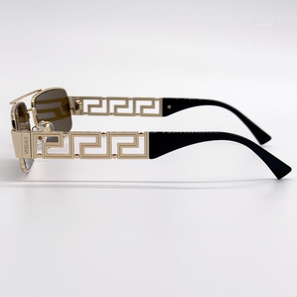 NEW VERSACE SUNGLASSES VE2257 1002/73 GOLD UNISEX EYEWEAR VE2257 100273 main image 4